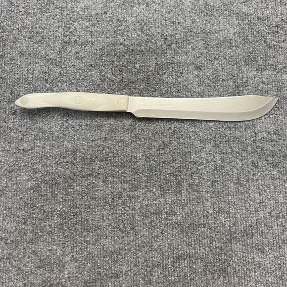 Cutco 1722 KC Kitchen Utility Knife White Pearl Handle USA Vintage 12" Blade - Picture 1 of 6